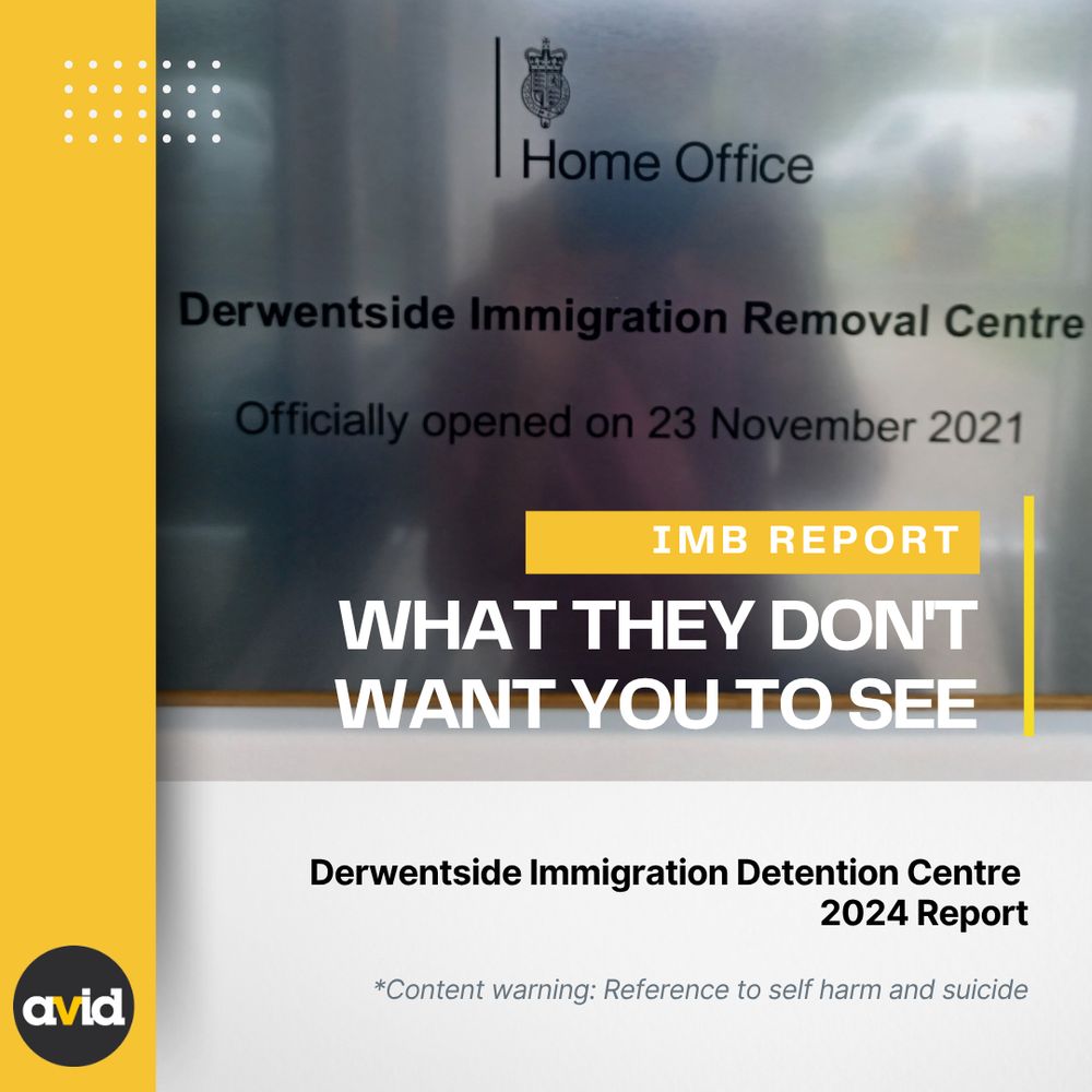 Image of Derwentside detention center and what they don't want you to see report by IMB