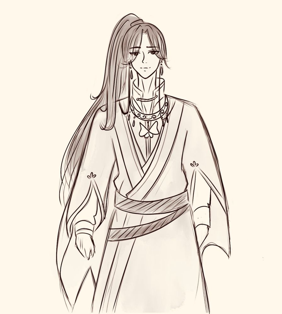 very rough sketch of hua cheng 