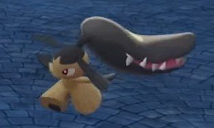 Mawile doing the Naruto run 