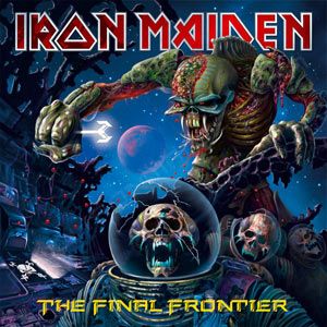capa do disco "The Final Frontier" da banda Iron Maiden