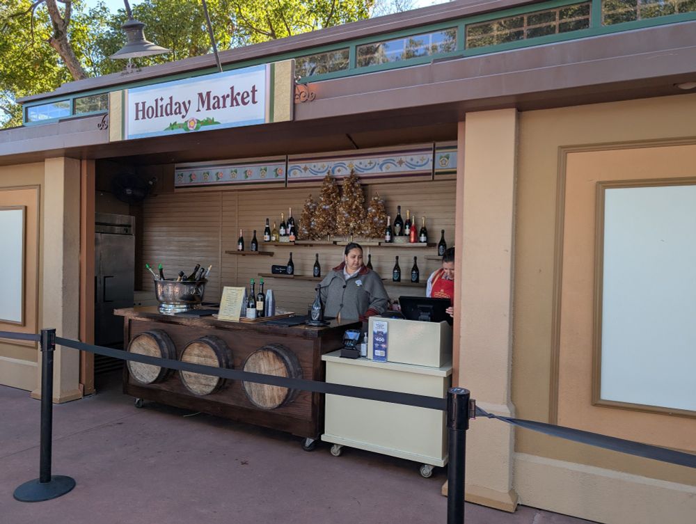 Champagne Kiosk at Epcot 