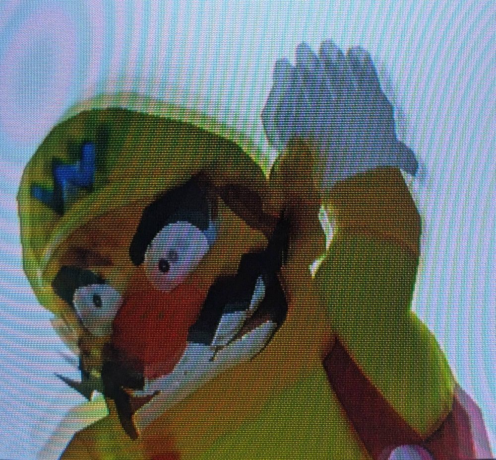 Wario in free fall