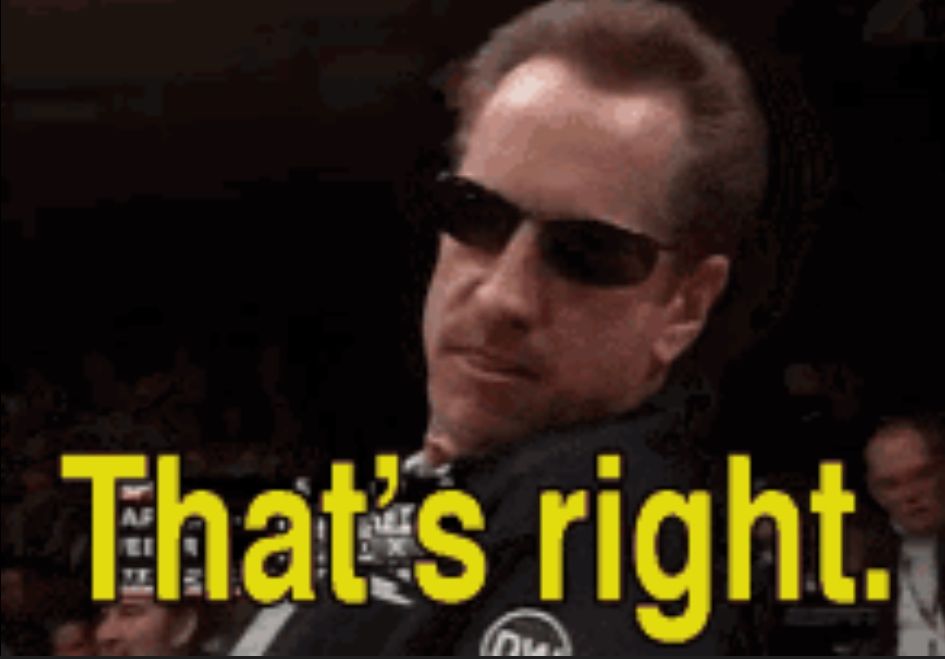 Pete Weber "That's right."