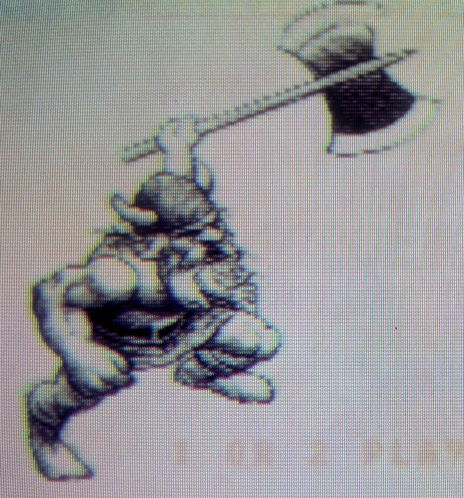 Gilius Thunderhead brandishing an axe, not golden