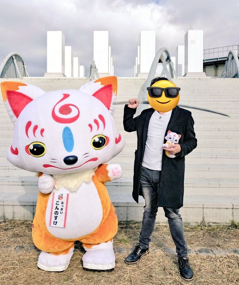 おっきいこんのすけと小さいこんのすけ