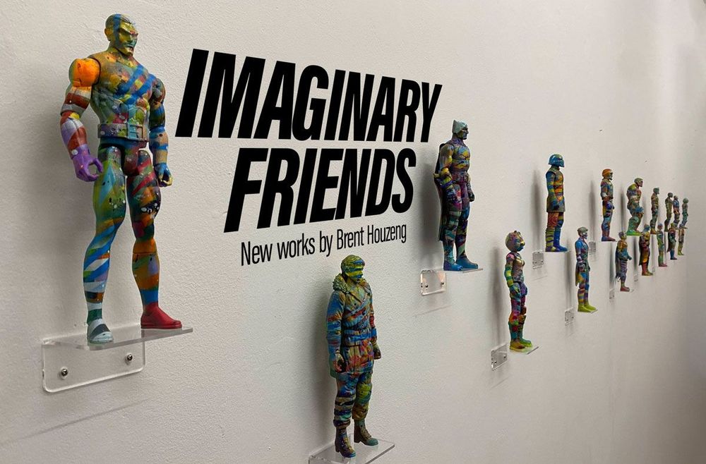 'Imaginary Friends' - New works by Brent Houzenga!