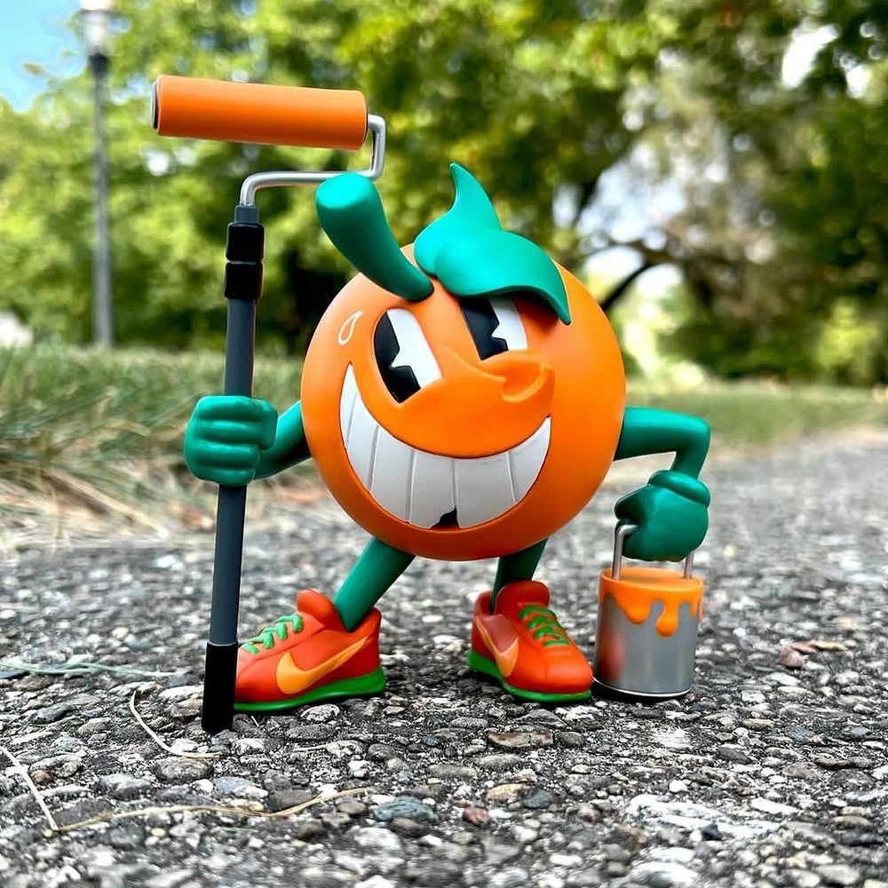 UVD Toys presents: Atomik Orange "OG Roller" edition by Atomik... pre-order!