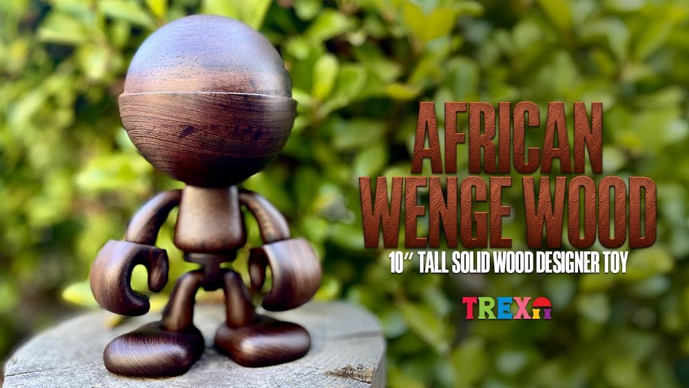 Unboxing/Review - Trexii Wood Sculpture Figure (10inch) - African Wenge Wood Edition!