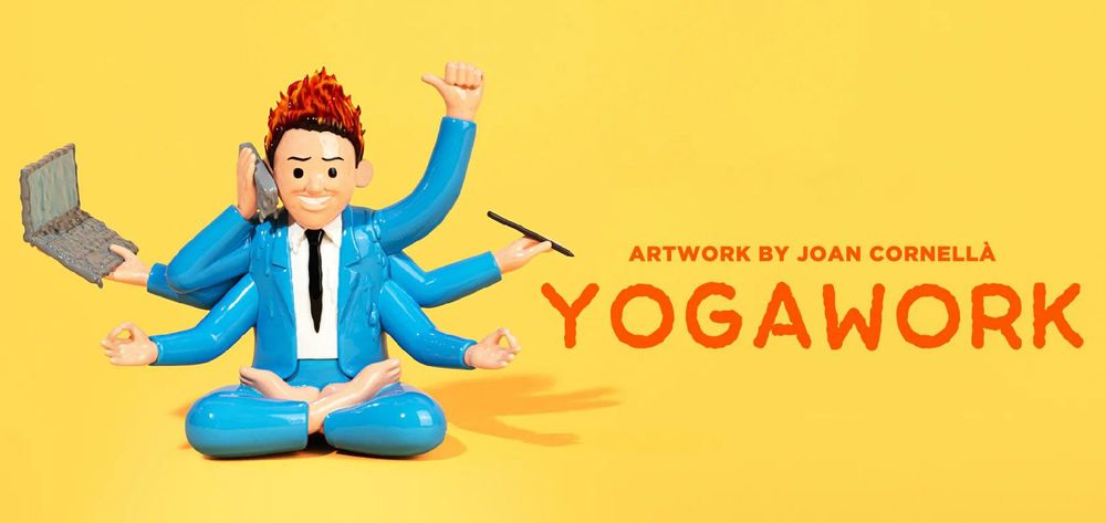 New from DDT Store: Joan Cornellàs "Yogawork" vinyl art toy!