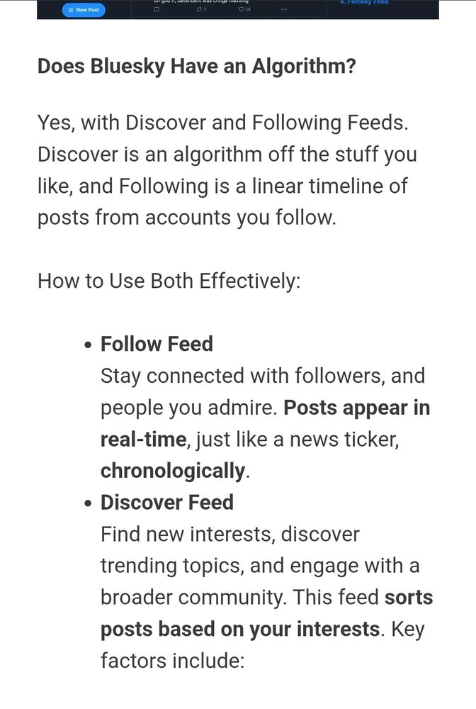 Part of a web page "Does Blue sky have an Algorithm?"