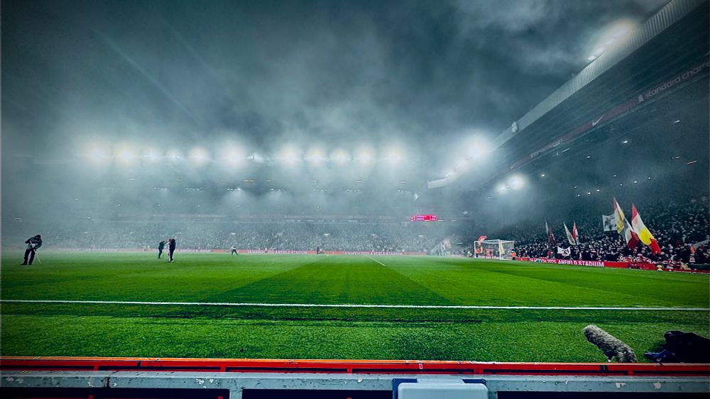 Anfield in the fog. Liverpool vs Leicester - 26th December 2024