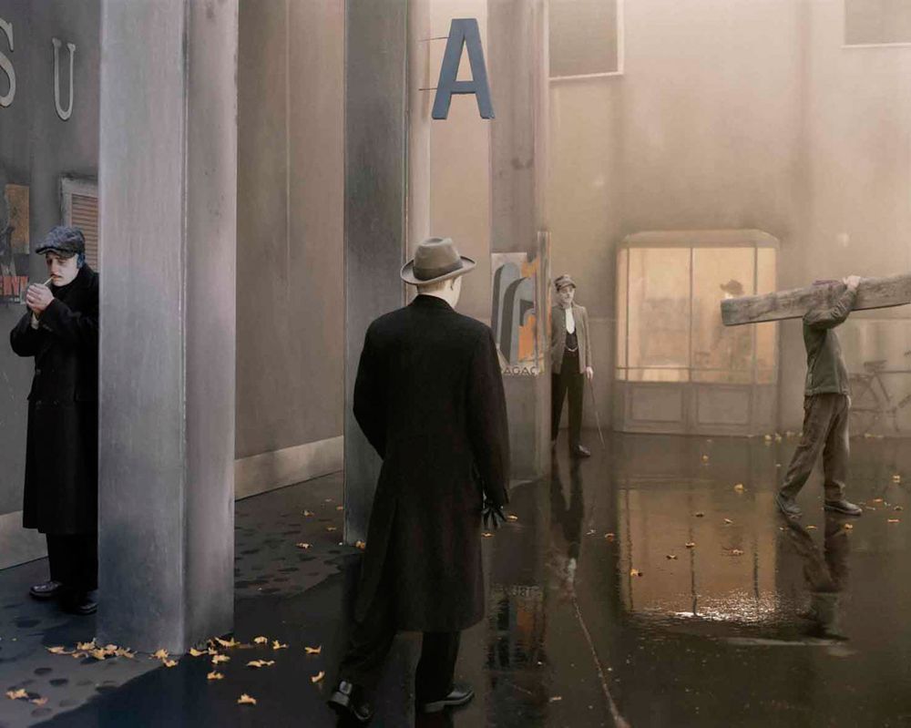 A photography by Paolo Ventura