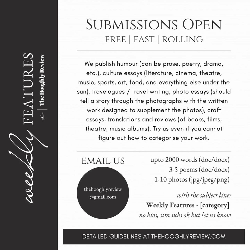 Weekly Features submission guidelines
