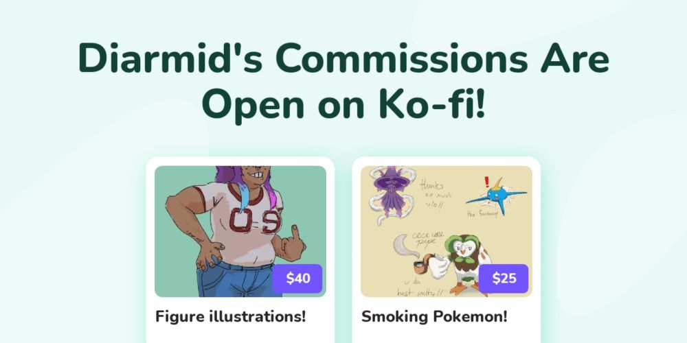 Diarmid's Ko-fi Commissions