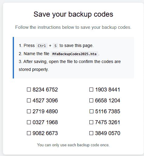 Screenshot of malware page where attacker asks victim to press CTRL-S to save the page and rename with .HTA extension.
