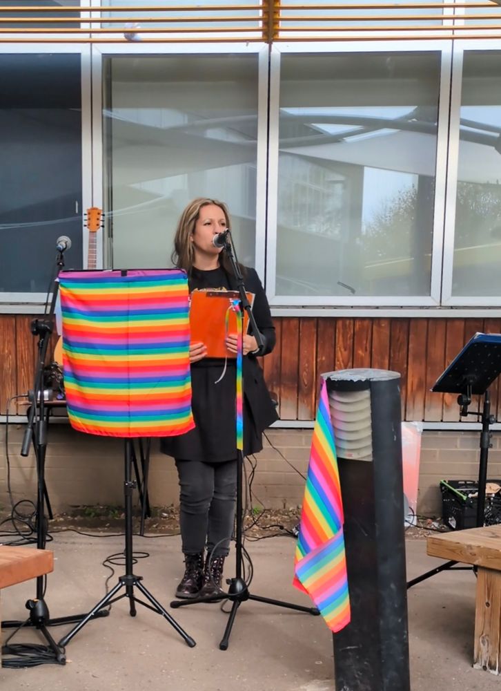 Carmella de Keyser - reading at Harlow Pride 