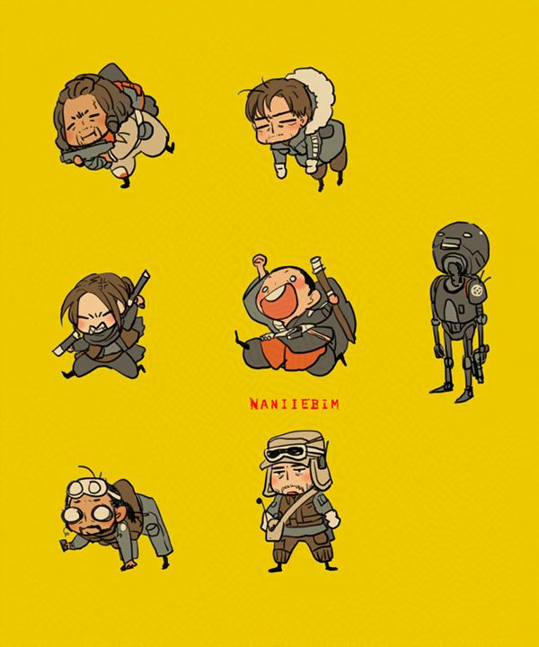 Images of Rogue one team