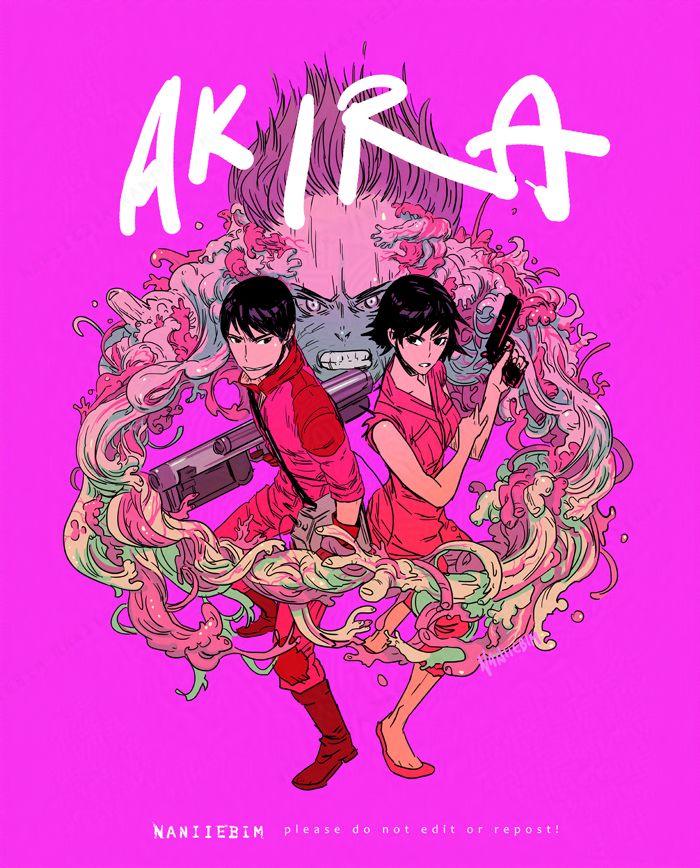 Kei Kaneda and Tetsuo from akira anime