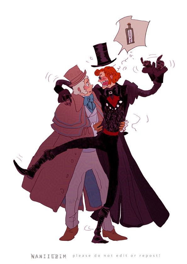 A Laudanum drunk crowley and Aziraphale gently steering
