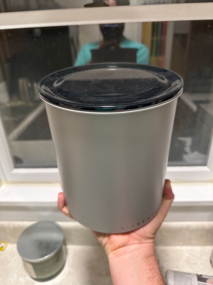 A giant fucking gray airtight container 