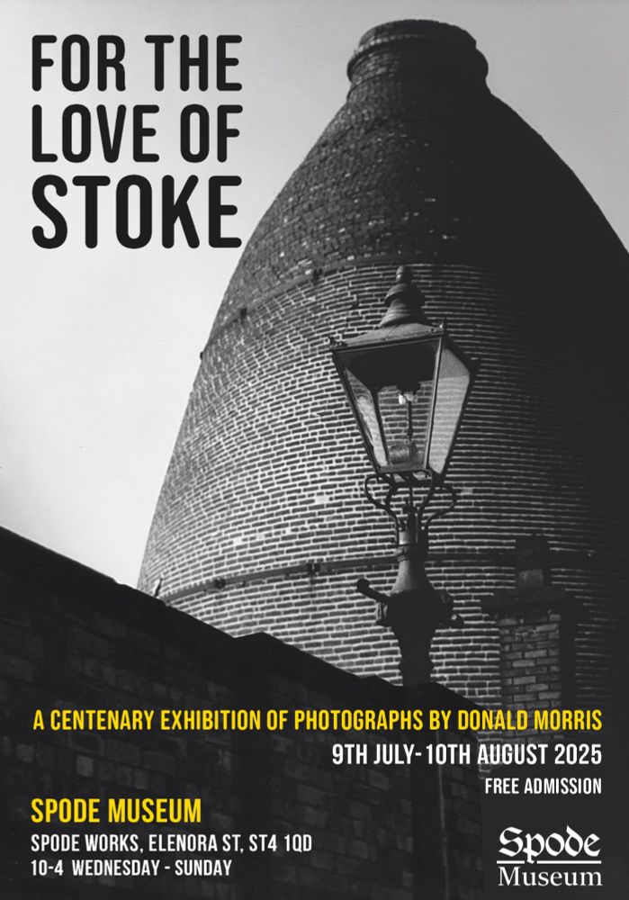 Really impressive photography exhibition at the @spodemuseum.bsky.social showing the collection of Stoke-on-Trent photographer Donald Morris which stretch back to the 1950s and are a wonderful guide to the social and economic history of the city and its change over time.