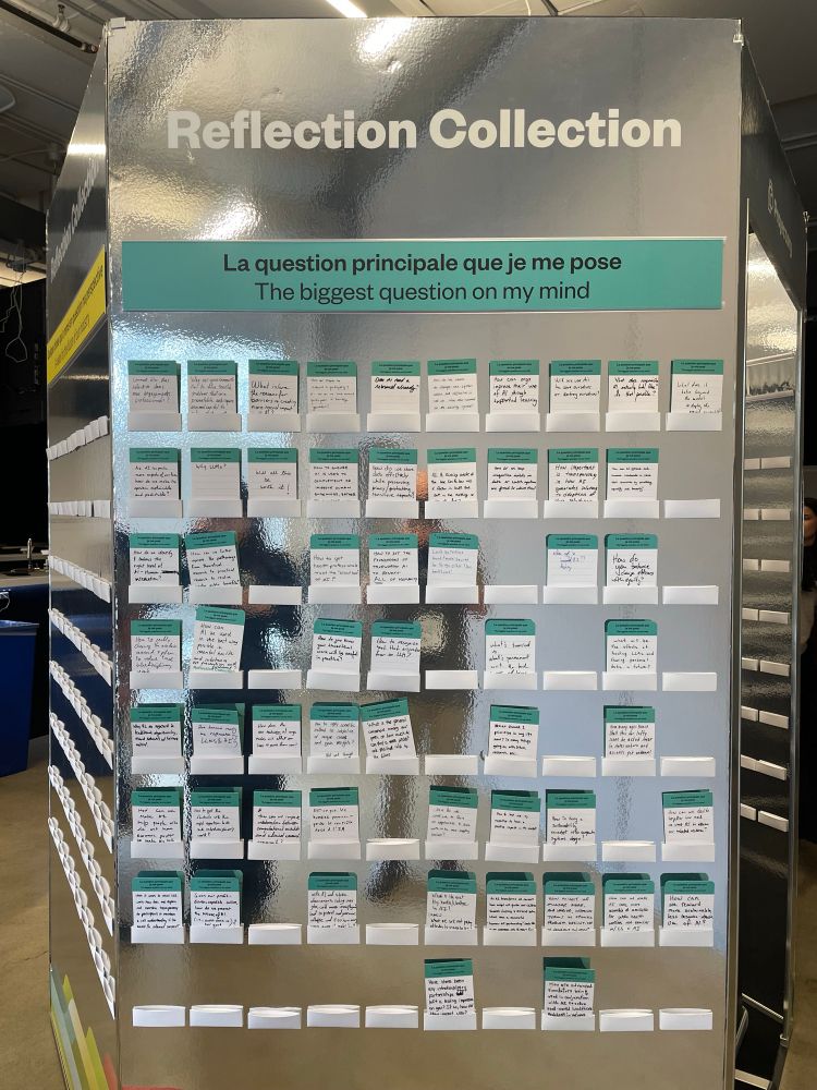 Different people’s answer cards to the question “what’s the biggest thing on your mind?”