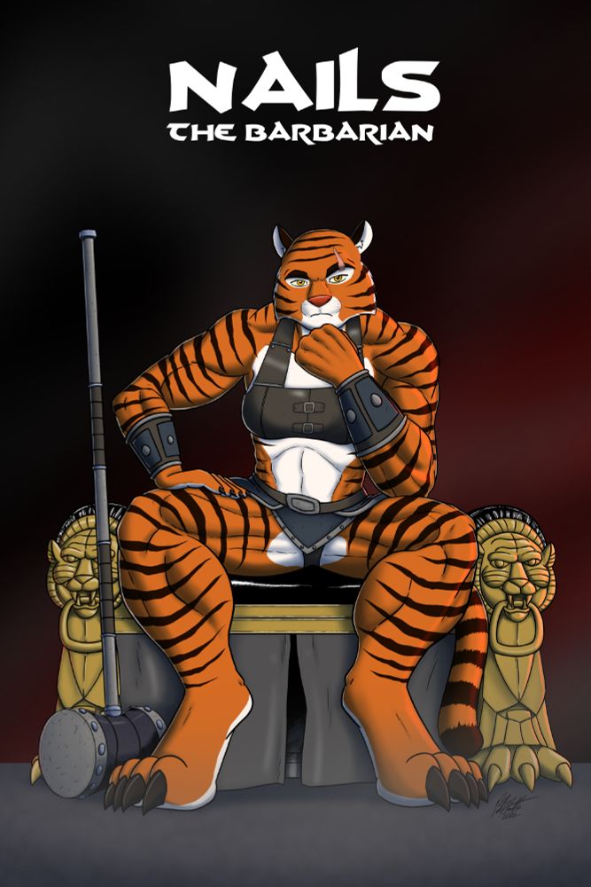 Nails, in an homage/parody of the final shot from the 1982 Conan the Barbarian film