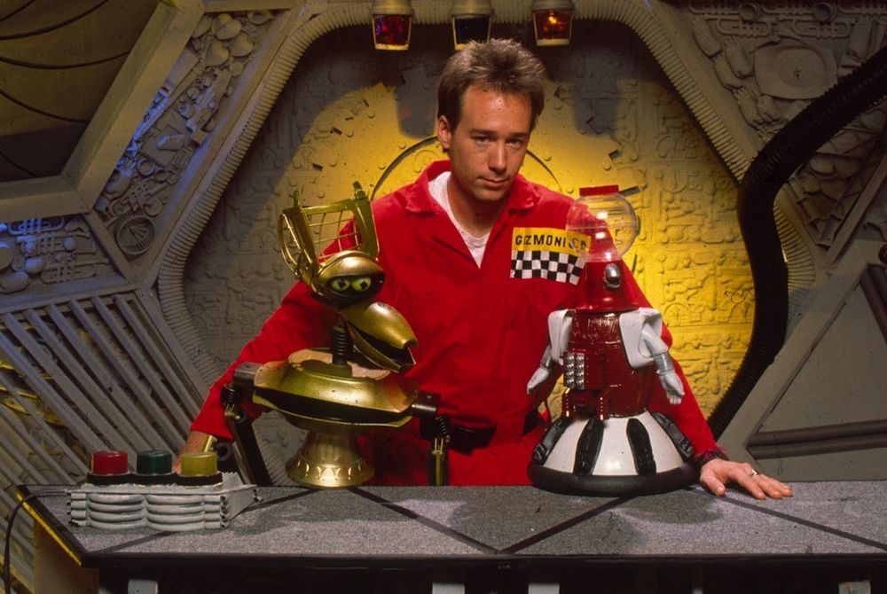 Crow, Joel and Tom Servo from Mystery Science Theater 3000