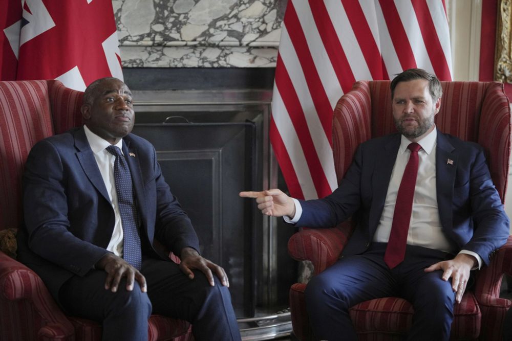 Foreign Secretary David Lammy has been meeting US Vice President JD Vance in Chevening.