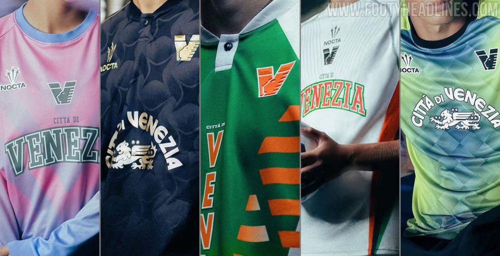 No More Kappa - Nocta Venezia 24-25 Home, Away, Goalkeeper & Pre-Match Kits Released - Too Expensive?