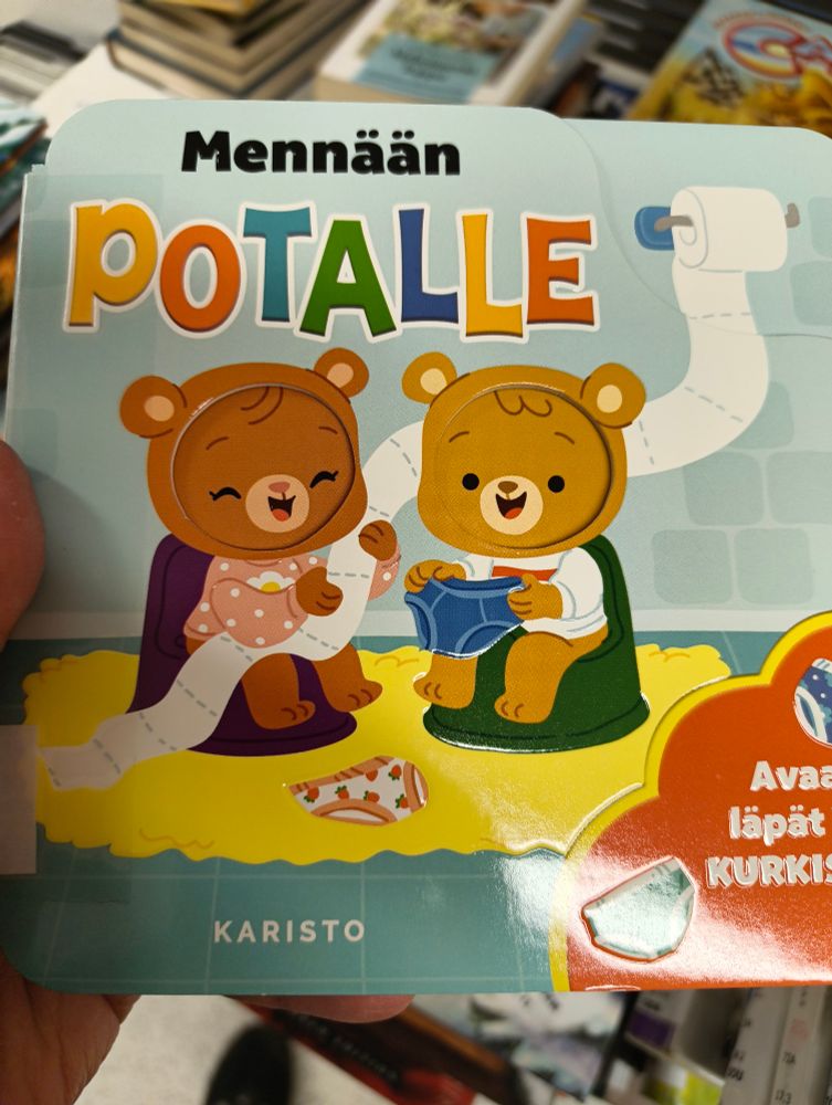 Mennään potalle kirja 