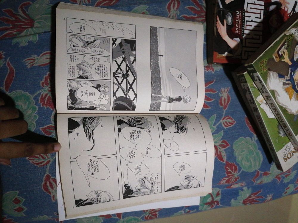 Picture of a damaged manga