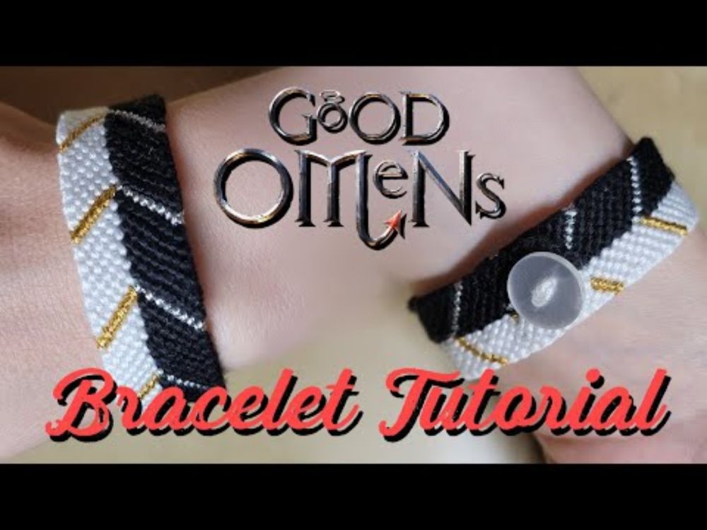 GOOD OMENS DIY Bracelet Tutorial (beginner friendly)