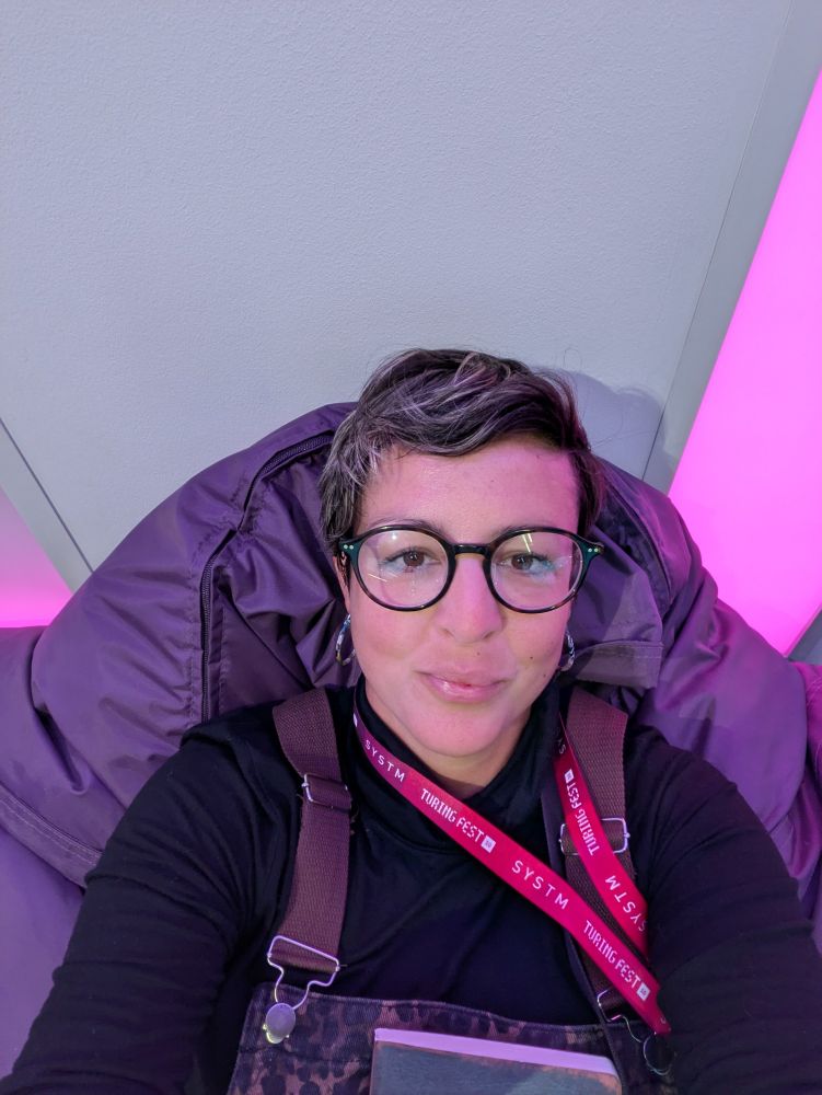 Me chillaxing on a beanbag