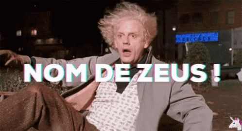 "Nom de Zeus !", Retour vers le Futur