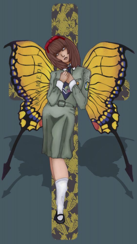 The wounded butterfly who dreamed that she could fly 