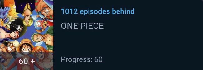 One Piece - 1012 episodes left