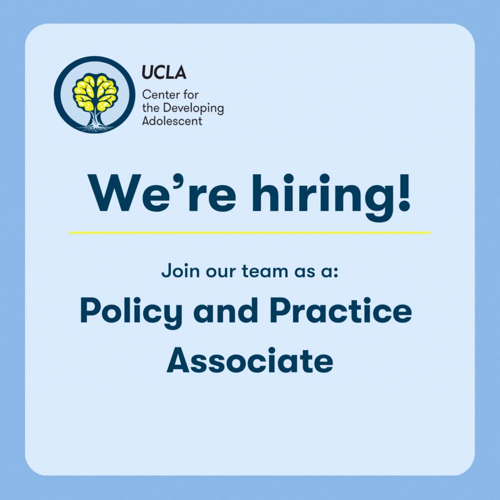 We're hiring a remote Policy and Practice Associate! Apply now. 