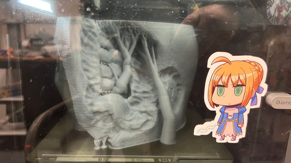 Partly printed Bomb Devil helmet.