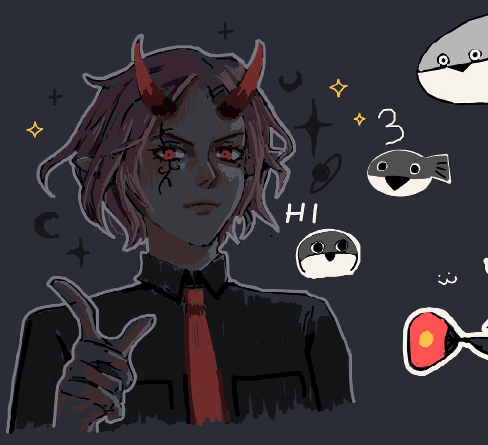 A screen capture of Whiteboard on Discord. I was doodling my Elezen character in Final Fantasy 14