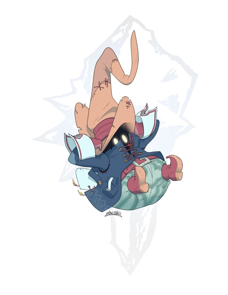 Character art of Vivi Ornitier from Final Fantasy IX.