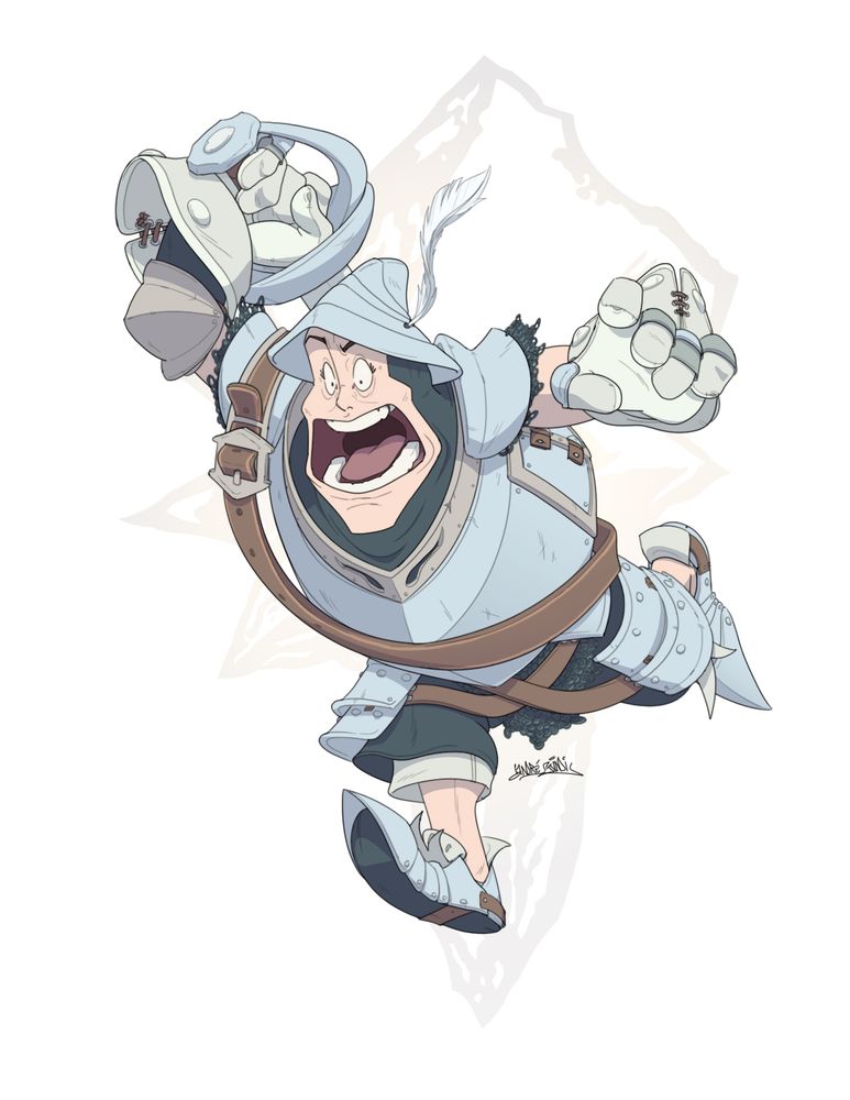Drawing of Adelbert Steiner from FFIX.