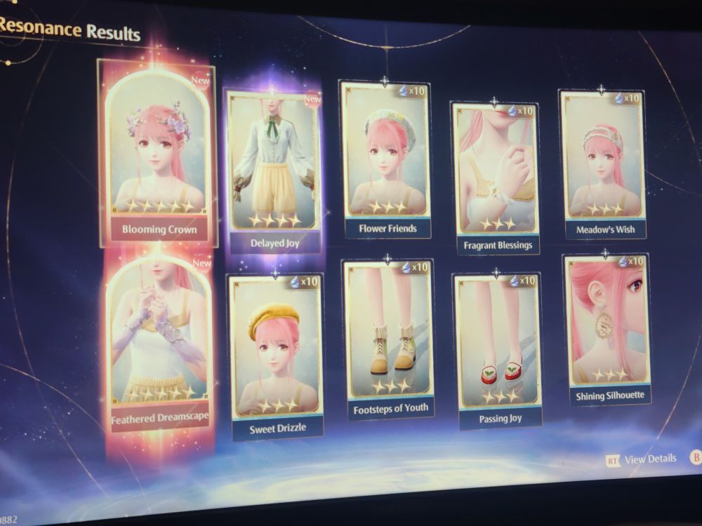 2 5 star pulls in Infinity Nikki in one ten pull which is pretty rare.