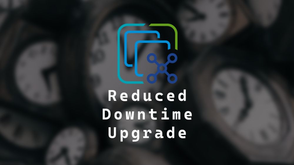 VMware vCenter Reduced Downtime Upgrade with Automatic Switchover