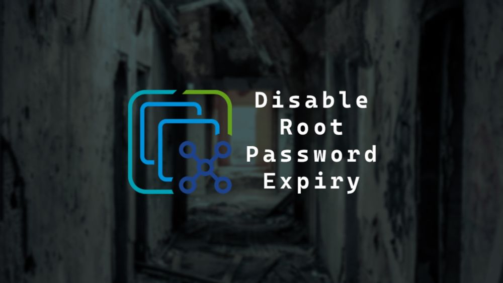 VMware vCenter Disable Root Password Expiry