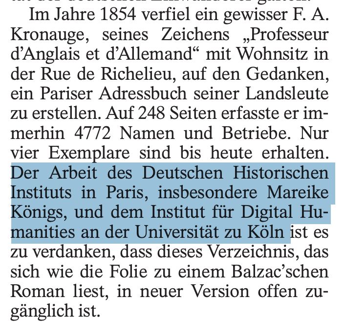 Screenshot des Artikels mit Erwähnung des IDH.
