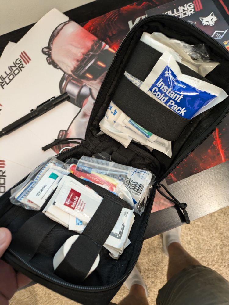 A fully stocked med kit