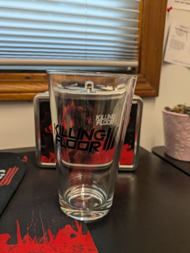 A killing Floor 3 pint glass