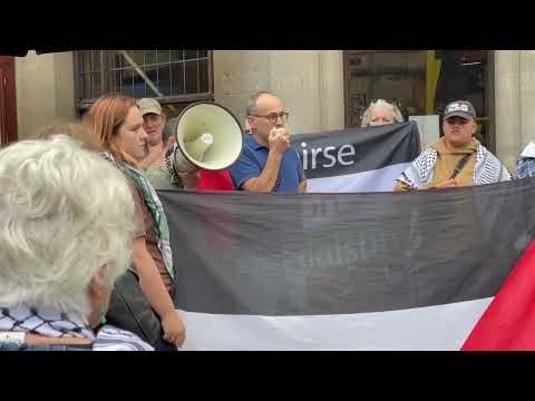 Professor Nick Maynard's speech at the Oxford PSC protest held on 01/08/2025