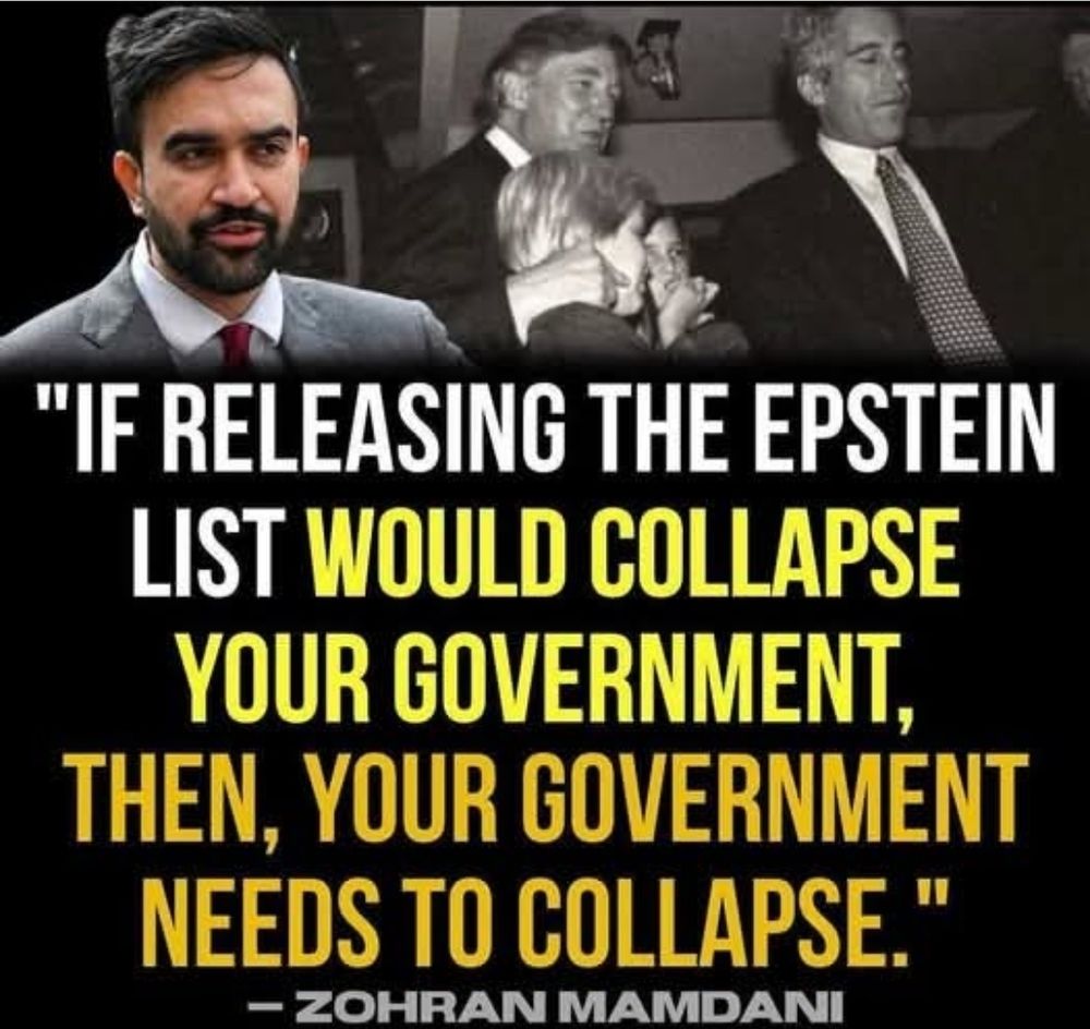 If releasing the Epstein list would collapse your Government,  then your Government needs to collapse. 